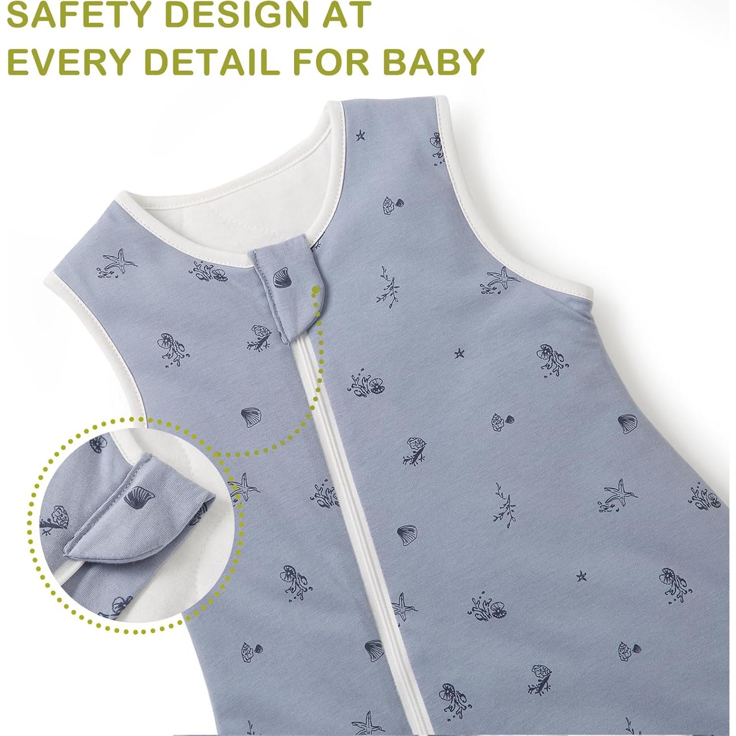 Saco de Sueño Nivolltha 1.5 TOG Algodón Orgánico Océano M