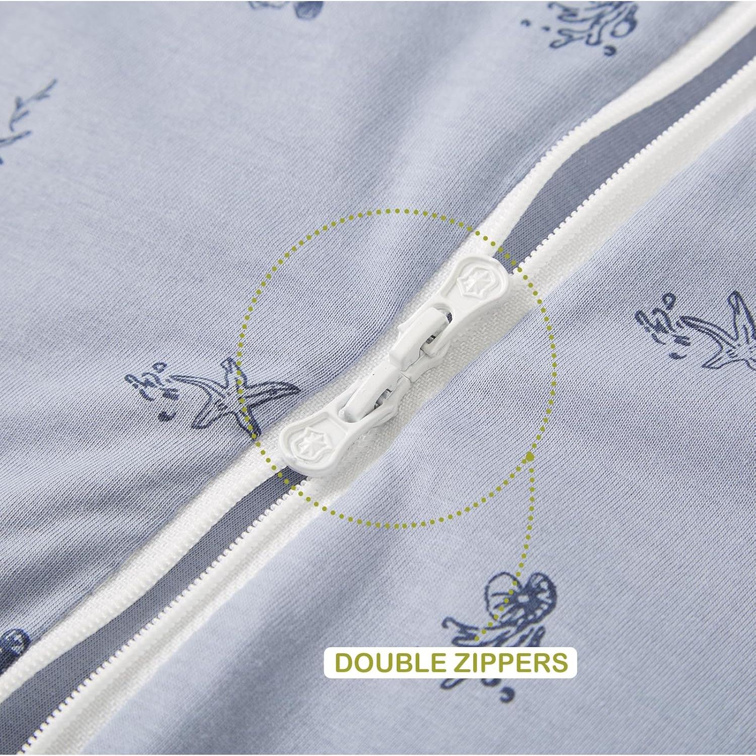 Saco de Sueño Nivolltha 1.5 TOG Algodón Orgánico Océano M