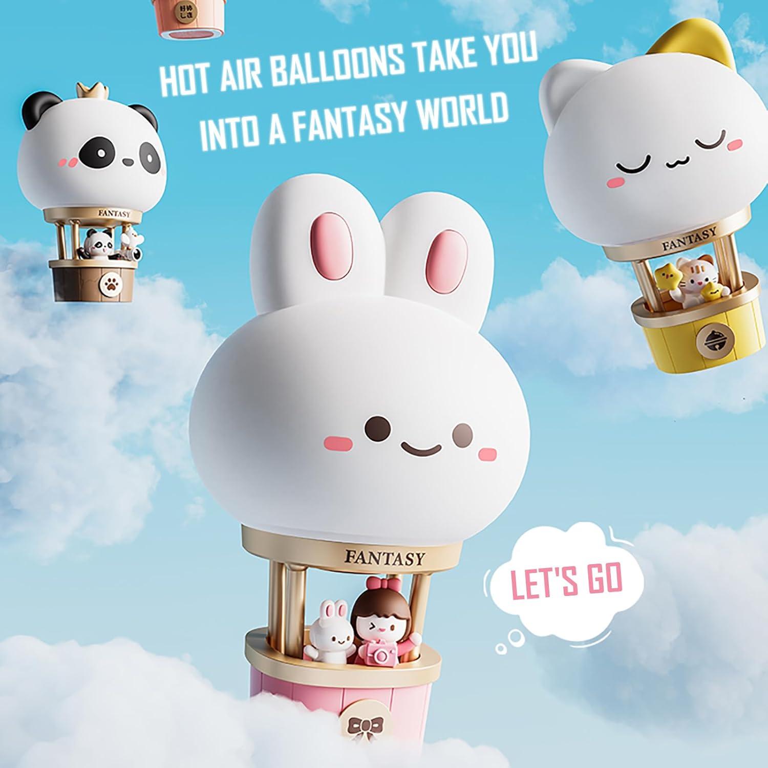 Luz Nocturna Recargable Gato KVPPVT 3 Niveles de Brillo