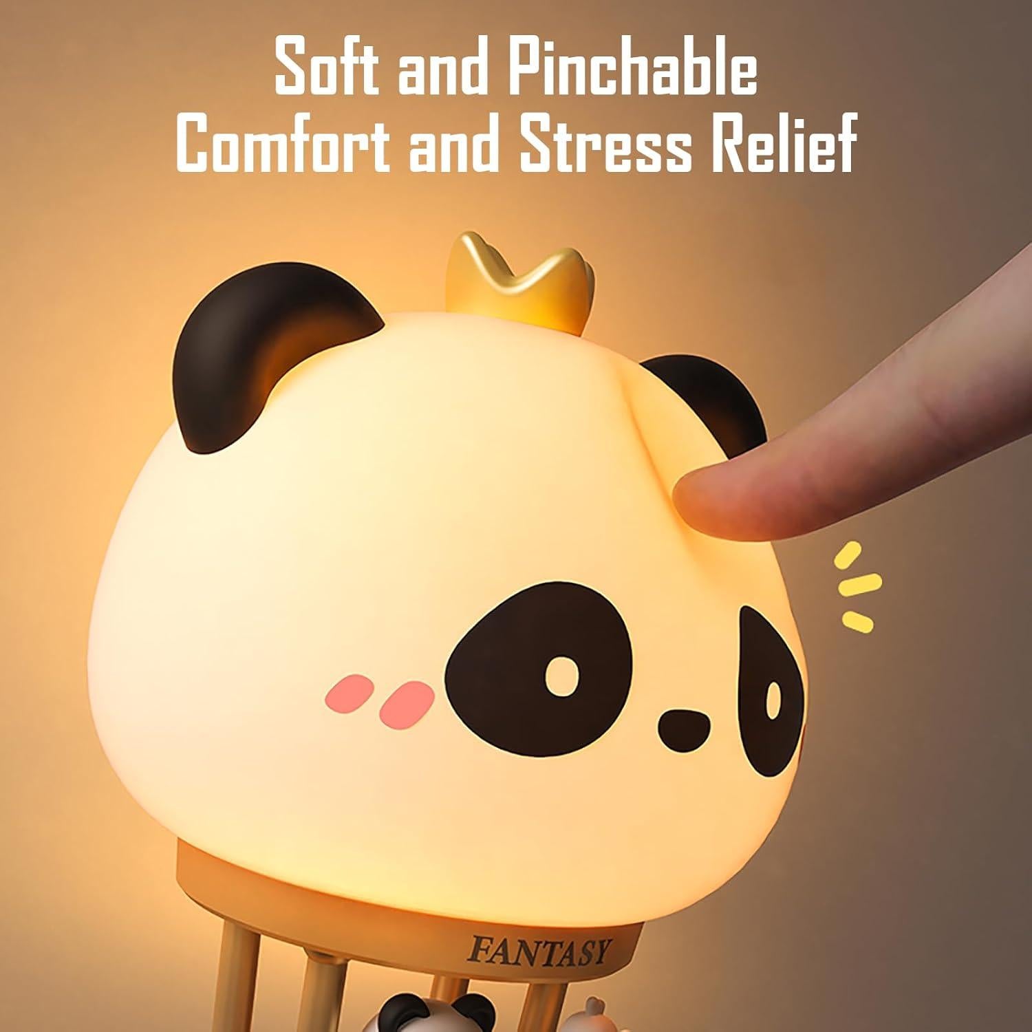 Luz Nocturna Recargable Gato KVPPVT 3 Niveles de Brillo