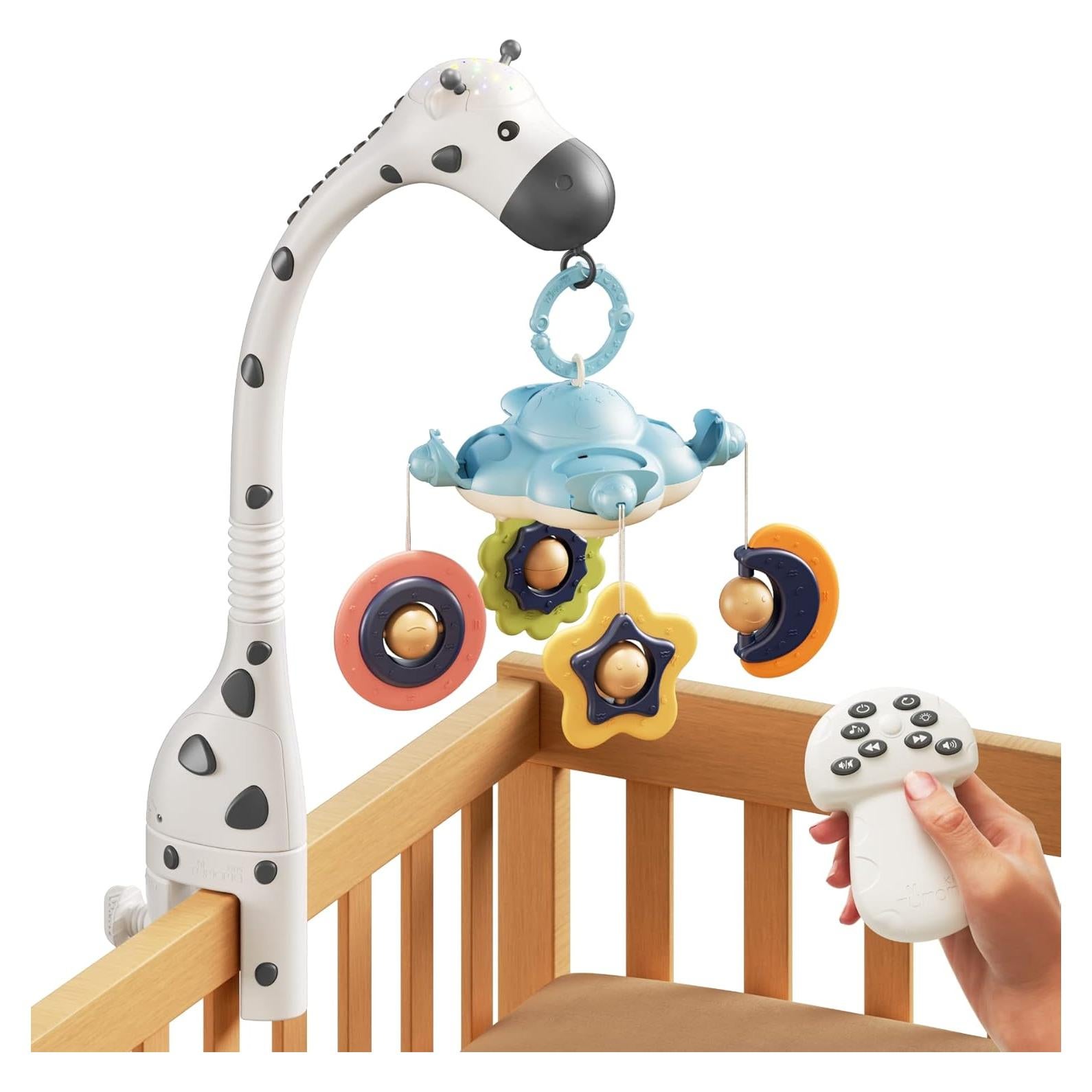 Móvil de Cuna Tumama 3 en 1 con Control Remoto y Proyector