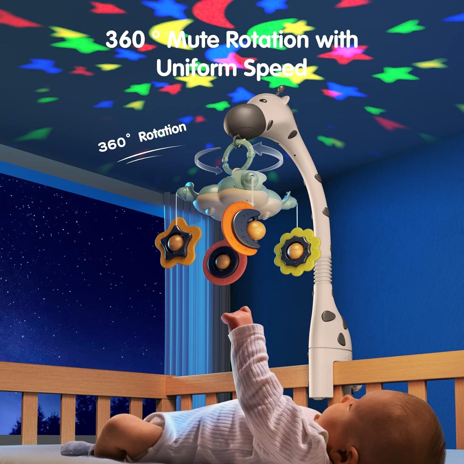 Móvil de Cuna Tumama 3 en 1 con Control Remoto y Proyector