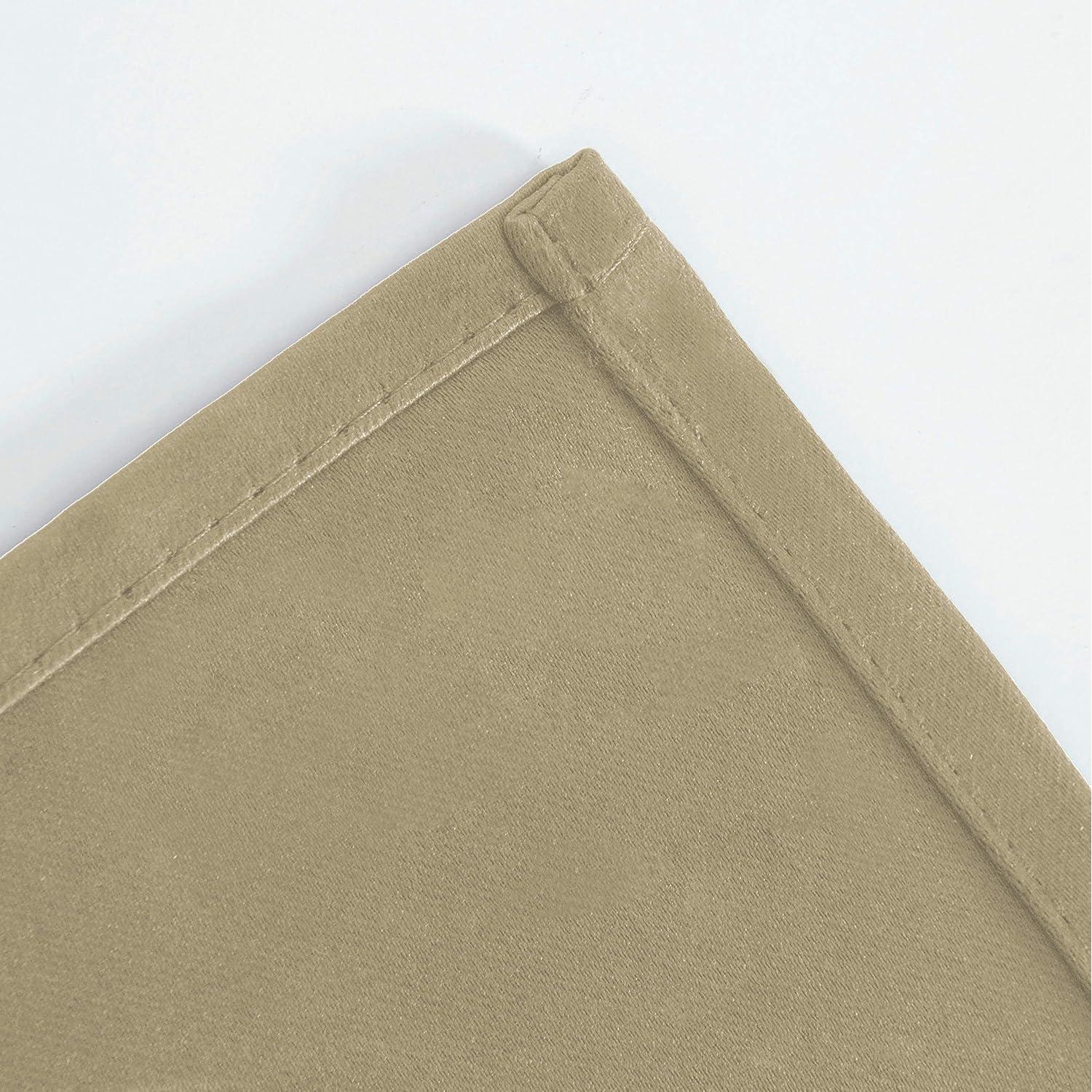 Cortinas Blackout Beige LEMOMO 86 x 137 cm - Juego de 2 Paneles