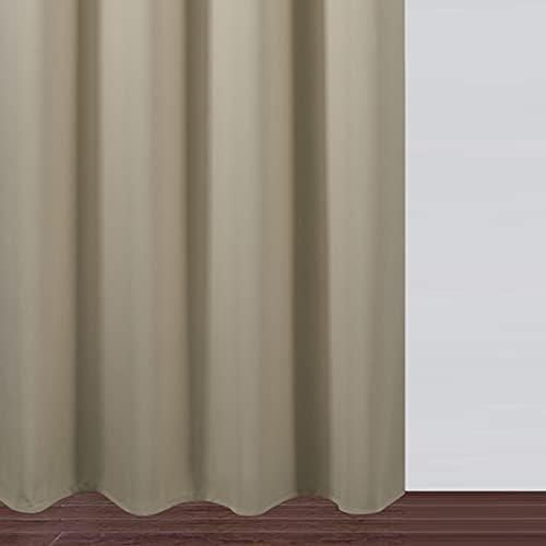 Cortinas Blackout Beige LEMOMO 86 x 137 cm - Juego de 2 Paneles