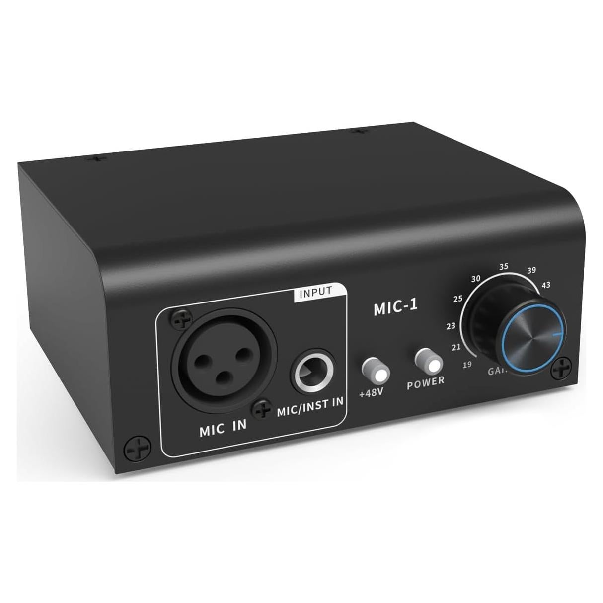 Preamp de Micrófono XTUGA XIC1 48V 2 Entradas XLR
