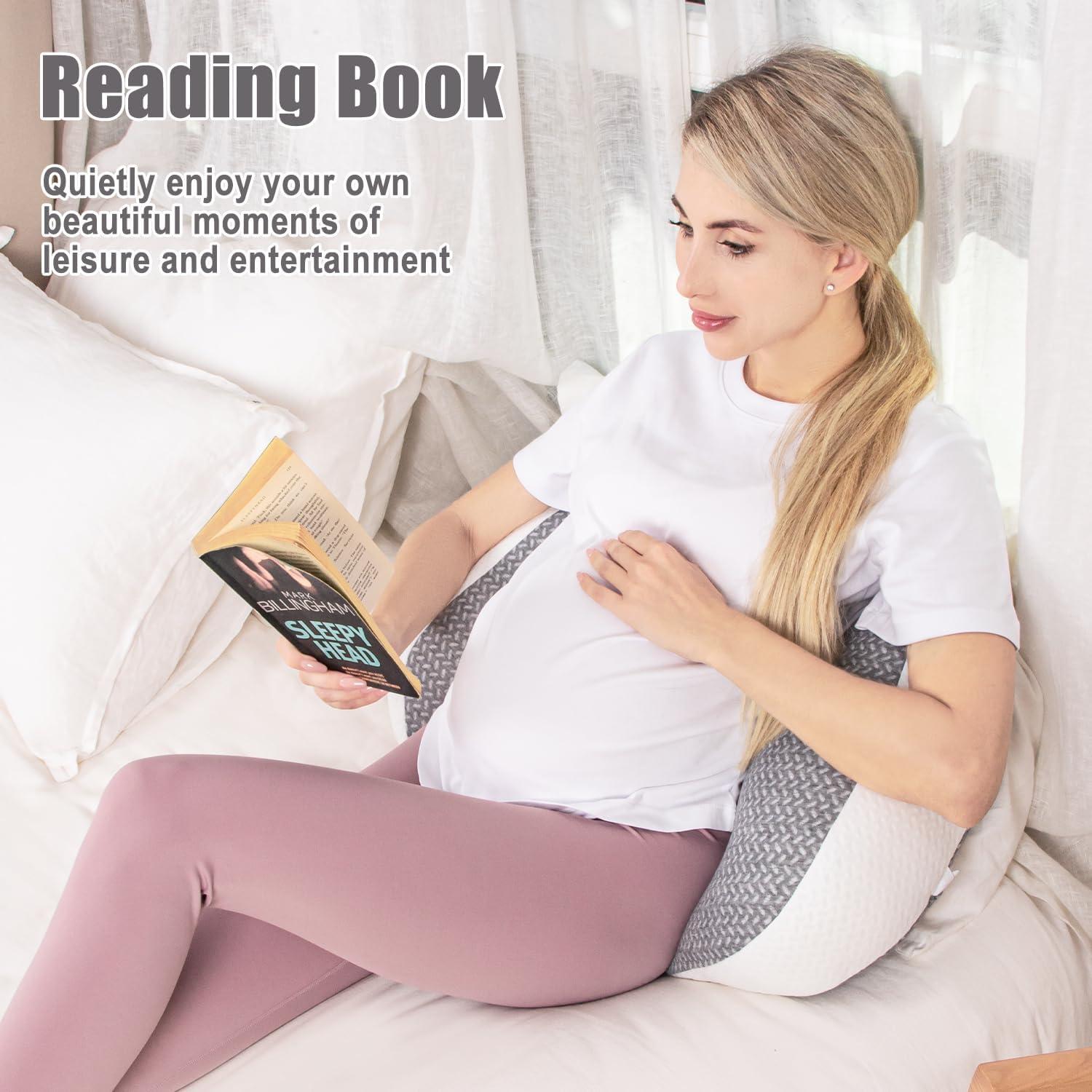 Almohada de Embarazo Chilling Home Cuña Ajustable Azul