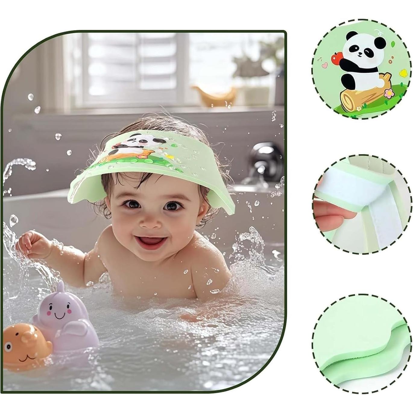 Gorro de Ducha para Bebé VIWTEC Ajustable Excavadora