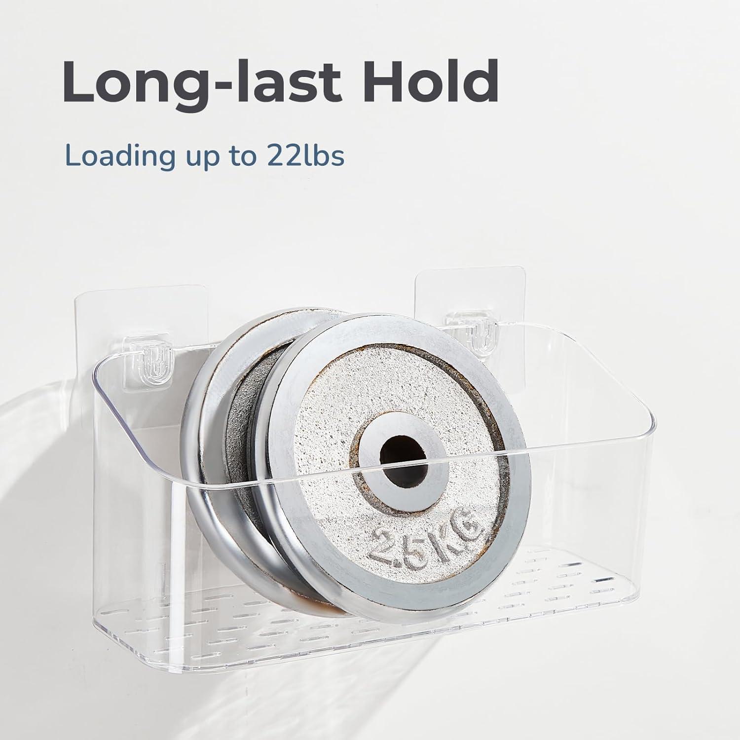 Organizador de Juguetes de Baño CQUNM Transparente 2 Paquete