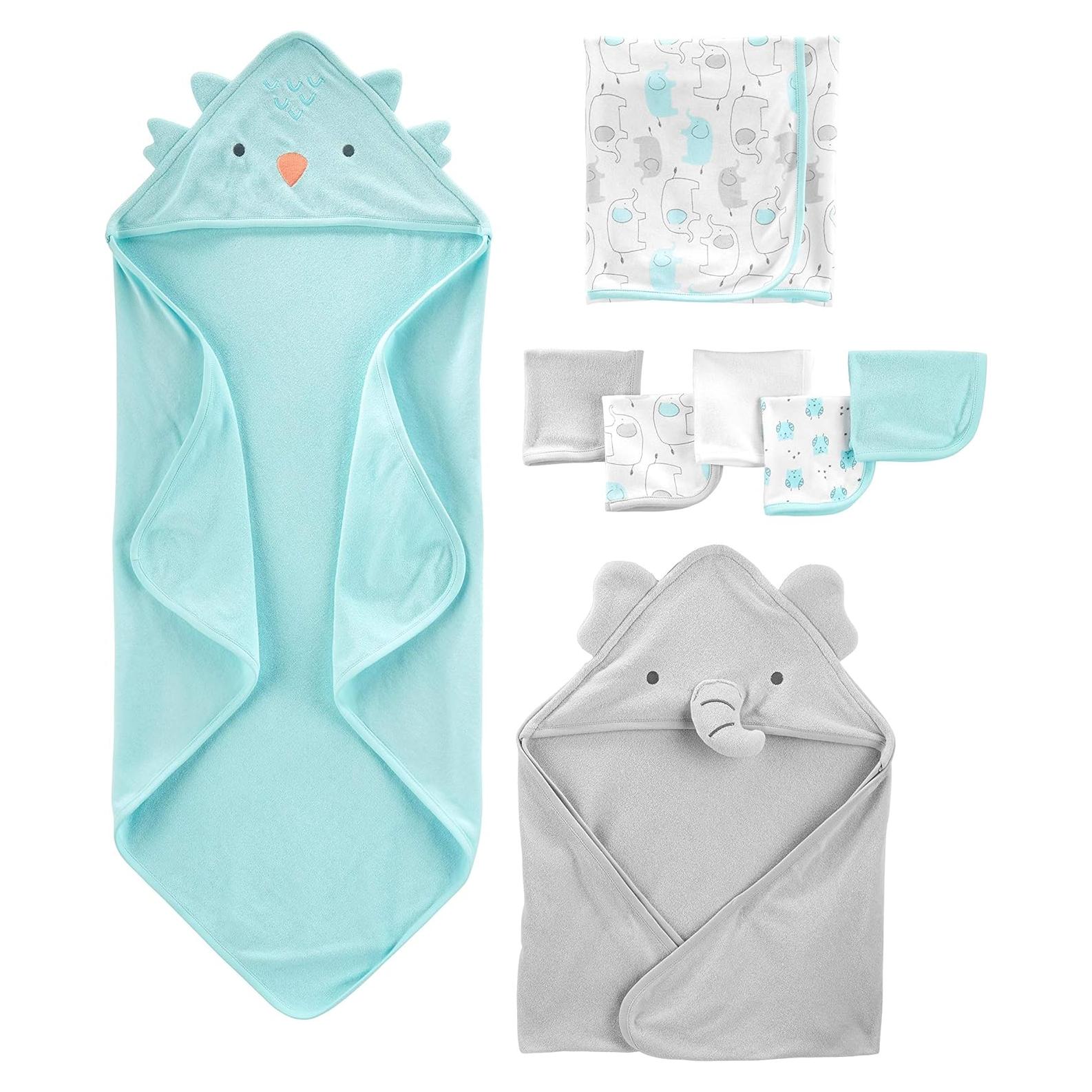 Conjunto de Toallas y Paños de Lavado Carter's 8 Piezas Unisex