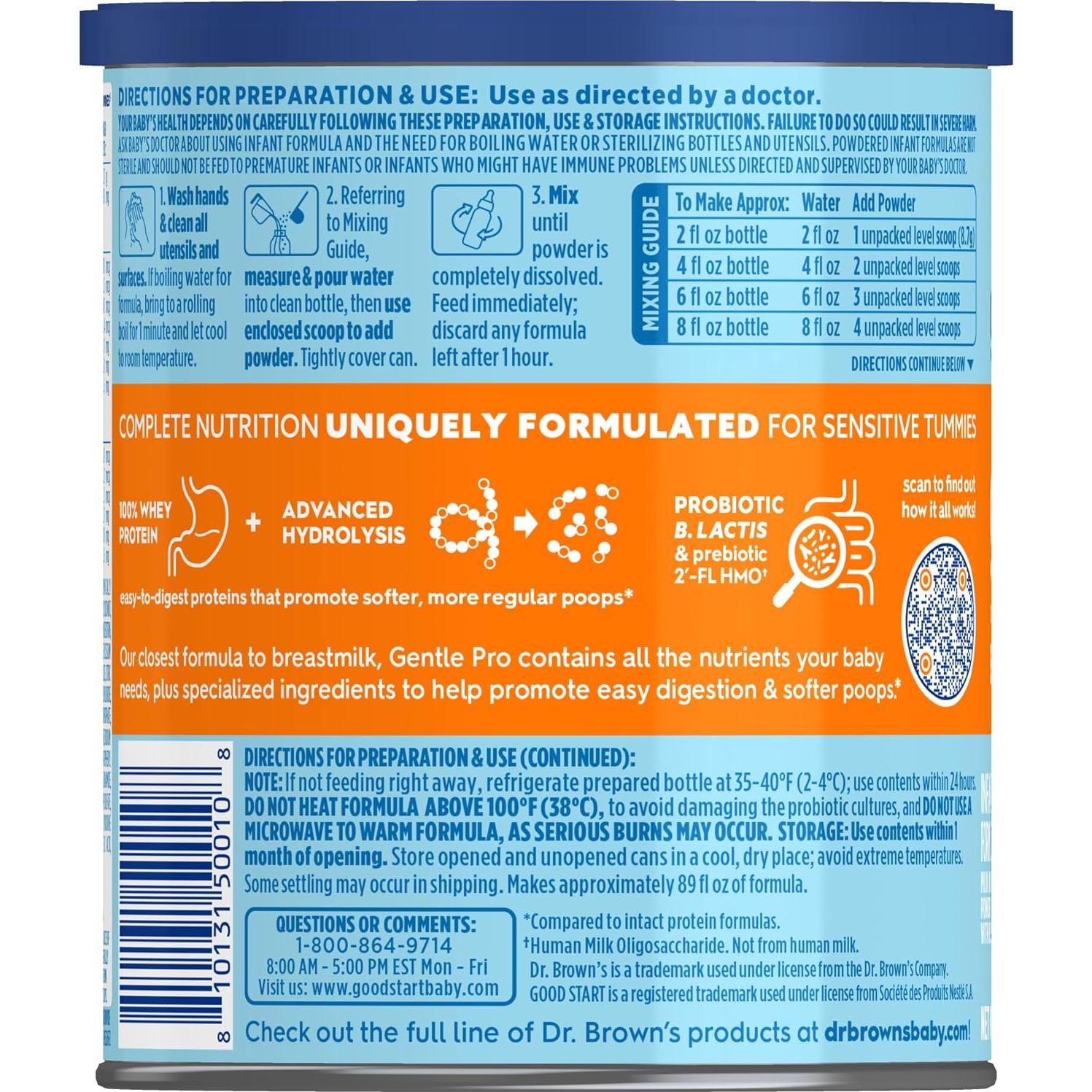 Fórmula Infantil Good Start Dr. Brown's Gentle Pro 340g