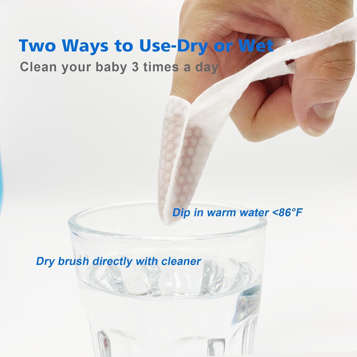 Limpiador Oral de Dedo BabyPearl 42 Unidades para Bebés