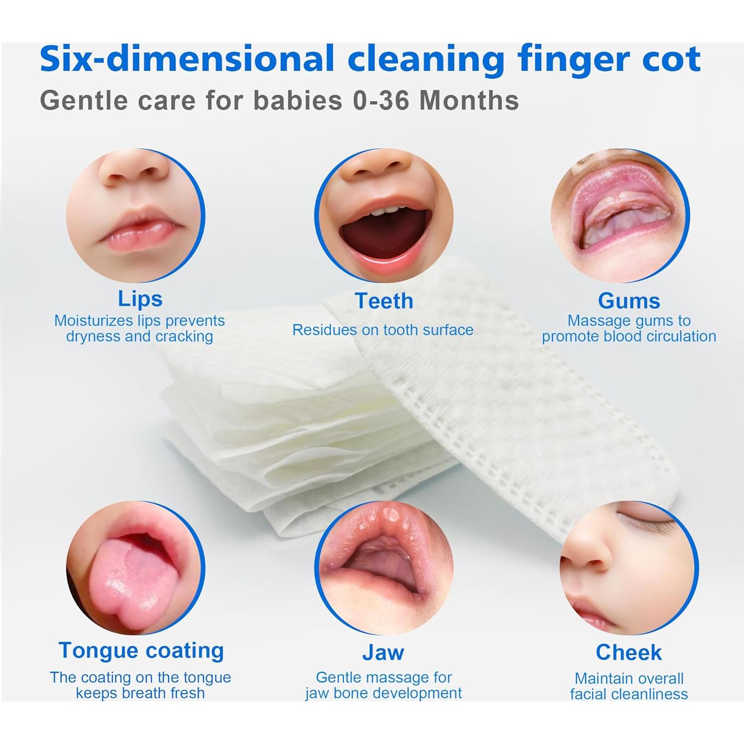 Limpiador Oral de Dedo BabyPearl 42 Unidades para Bebés