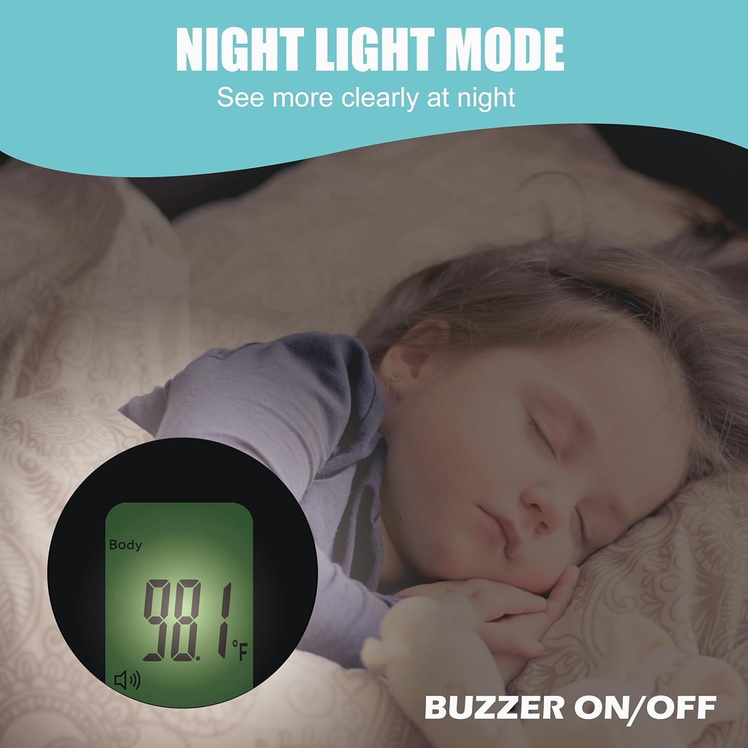 Termómetro Digital Infrarrojo Amplim para Adultos y Bebés