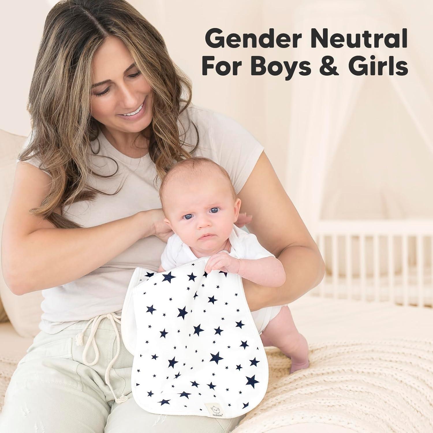 Paños de Eructo Orgánicos KeaBabies - 5 Unidades 53x25 cm