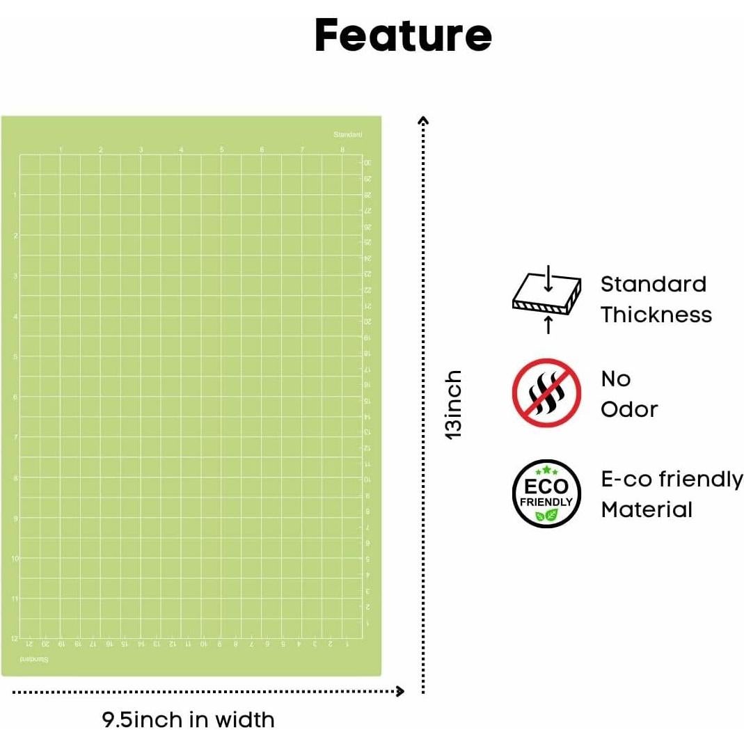 Alfombrilla de Corte YOFONE 21.6x30.5cm para Cricut Joy Xtra
