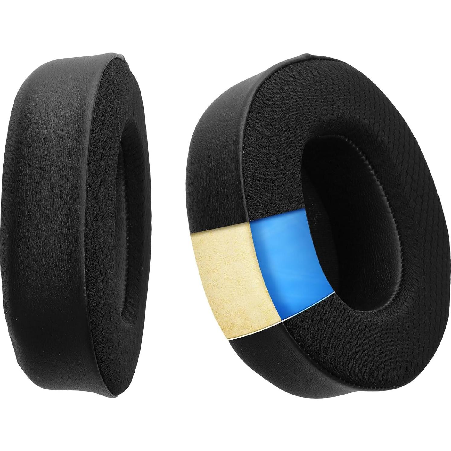 Almohadillas de Repuesto kwmobile para SteelSeries Arctis Nova Pro Wireless - Gel Refrigerante - Negro