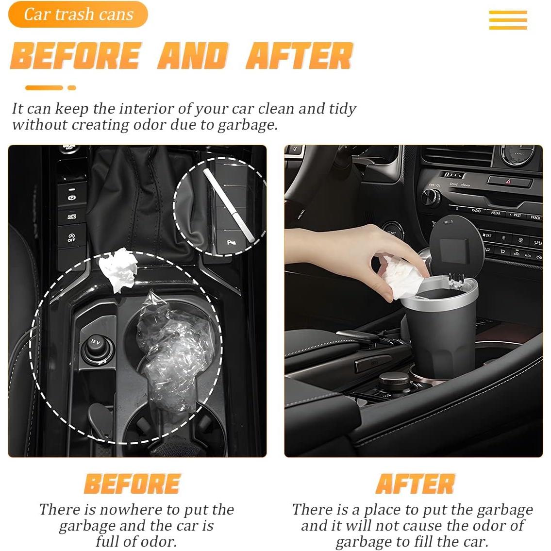 Basurero de Coche AICEL 3.8L a Prueba de Agua y Olores