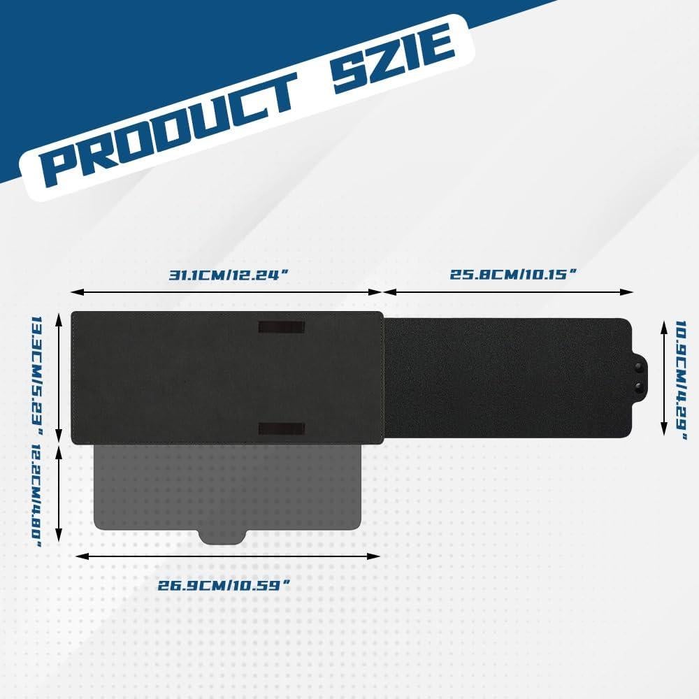 Extensor de Visera Solar Kutyun Polarizado Ajustable Negro