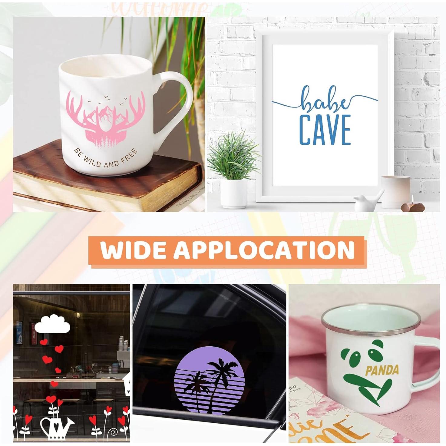 Vinilo Permanente IModeur 28 Hojas Coloridas para Corte