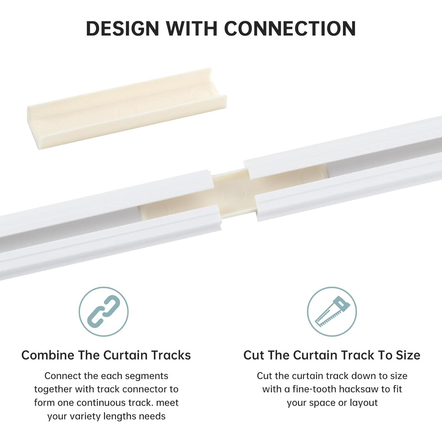 Barra de Cortina Adhesiva TYRON 81.28 cm Sin Taladro