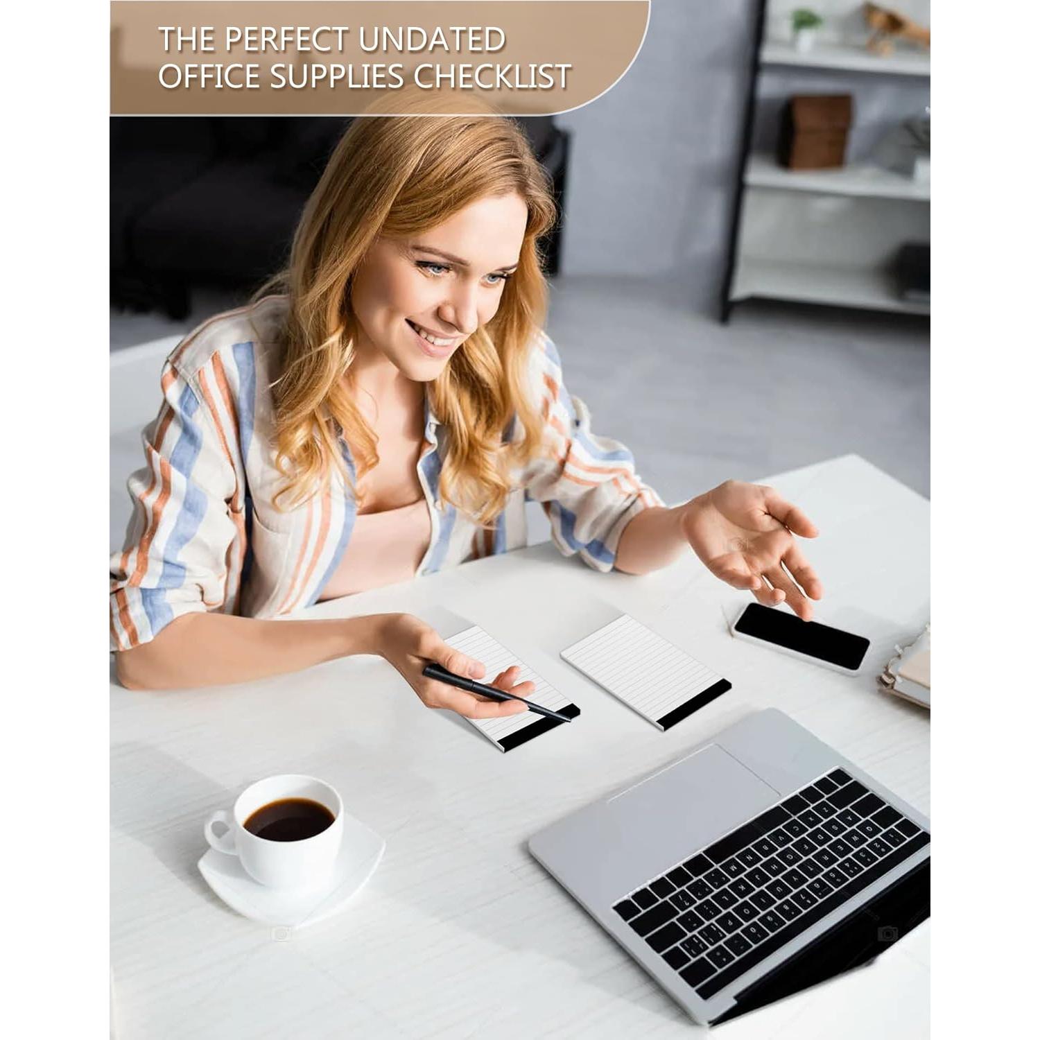 Paquete de 6 Bloc de Notas Aidunmis 3x5" con 30 Hojas