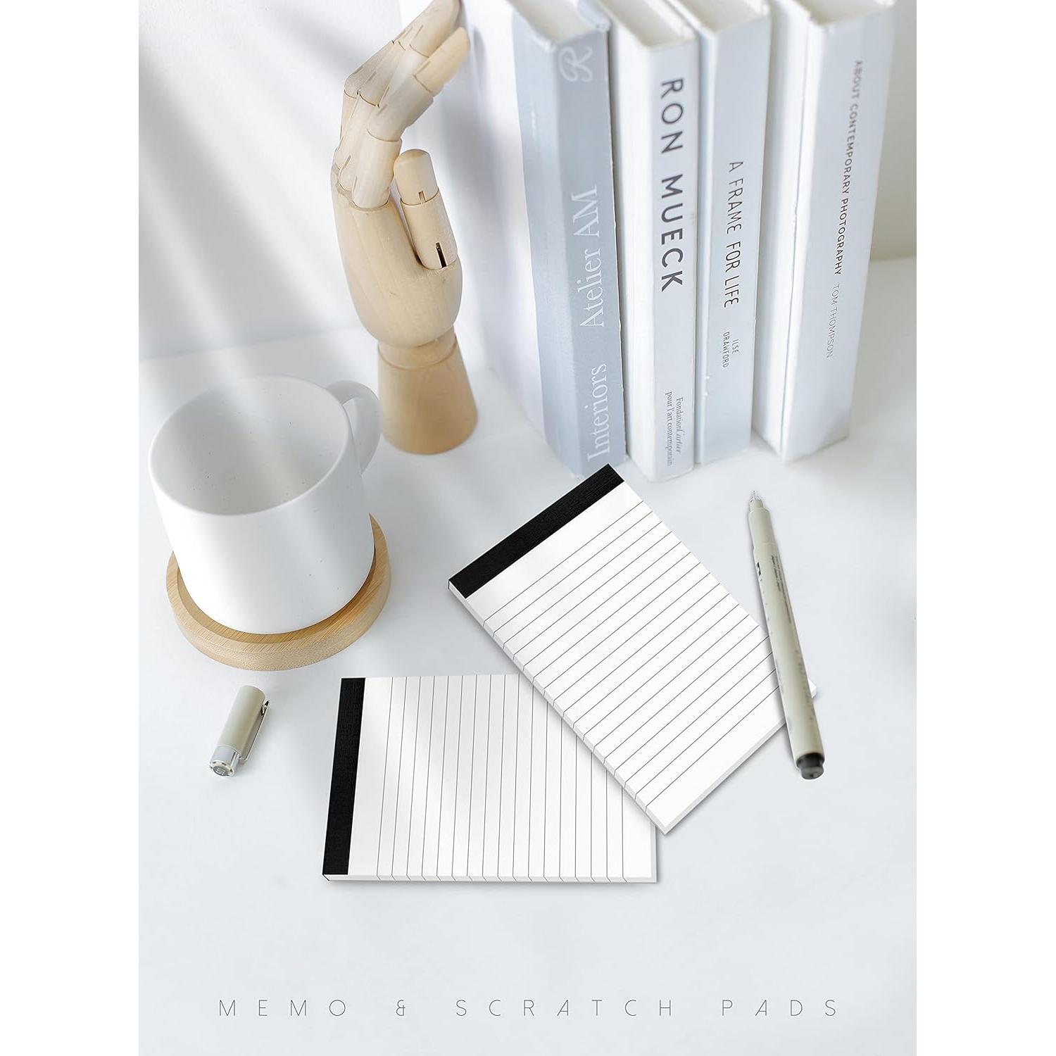 Paquete de 6 Bloc de Notas Aidunmis 3x5" con 30 Hojas