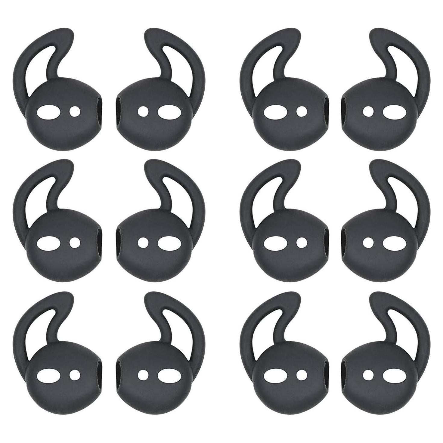 Puntas de Silicona JNSA para AirPods 1 y 2 - 6 Pares Antideslizantes