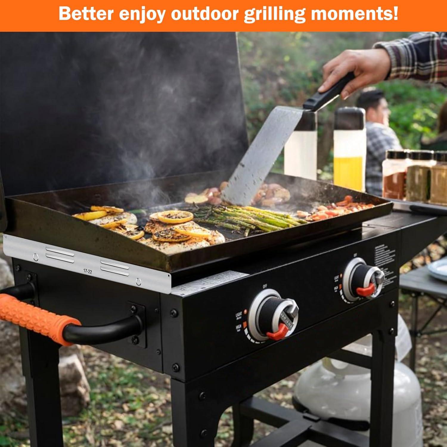 Protector de Viento Magnético Demao para Plancha 17" Acero Inoxidable