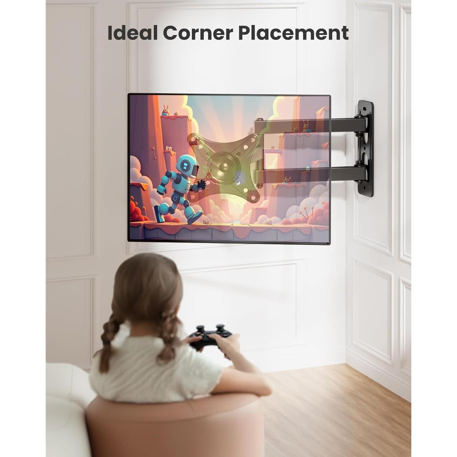 Soporte de Pared para Monitor IWORKBOARD 13-32" Movimiento Completo