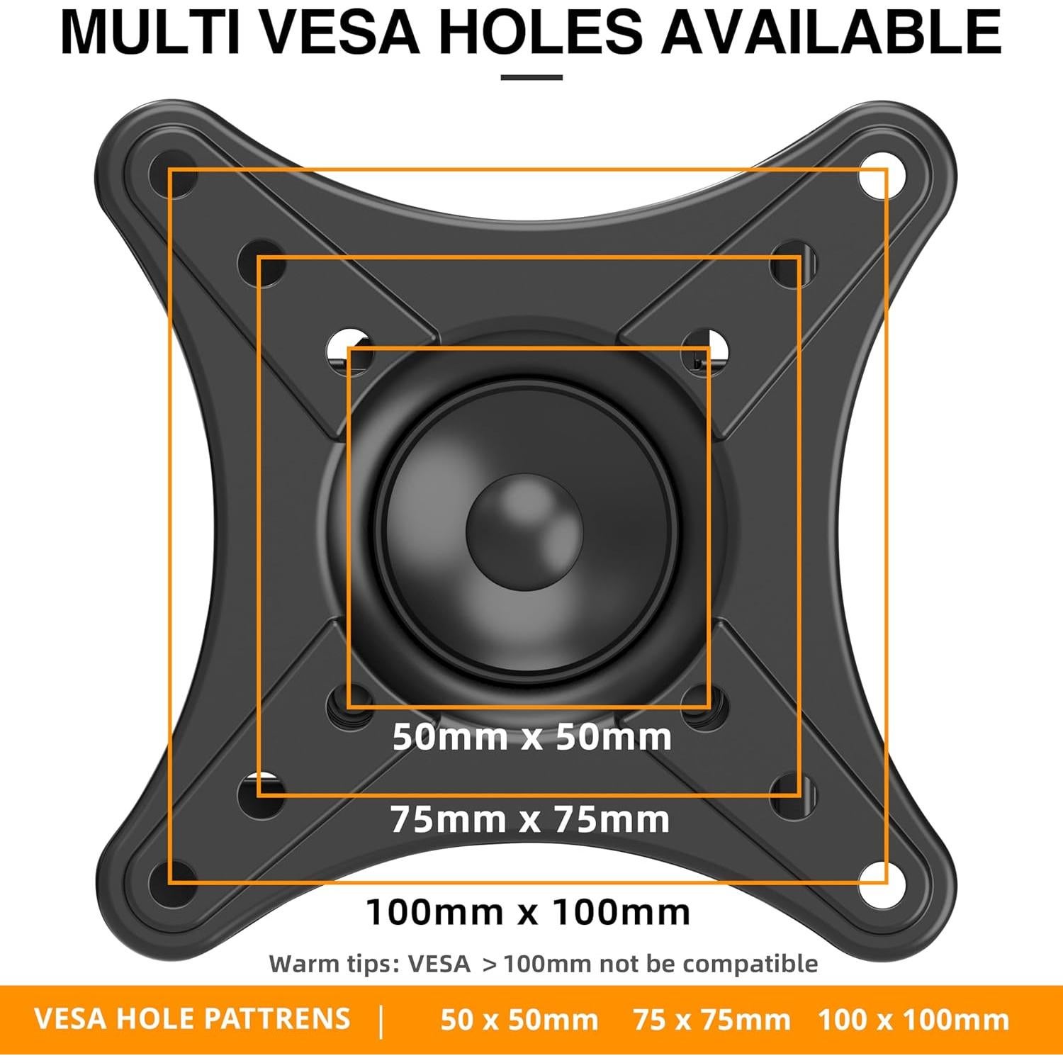 Soporte de Pared para Monitor IWORKBOARD 13-32" Movimiento Completo