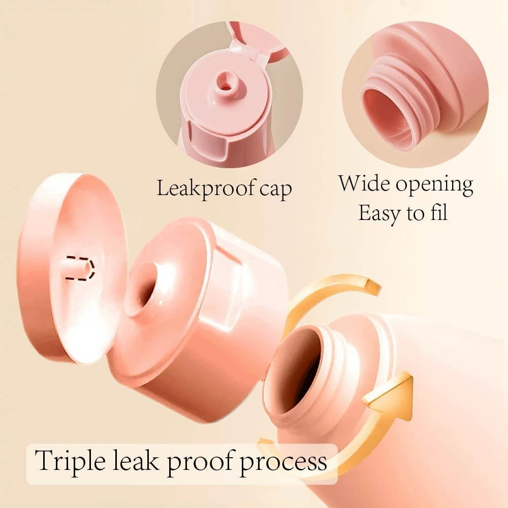 21 Botellas de Aseo Recargables NAICHA a Prueba de Fugas