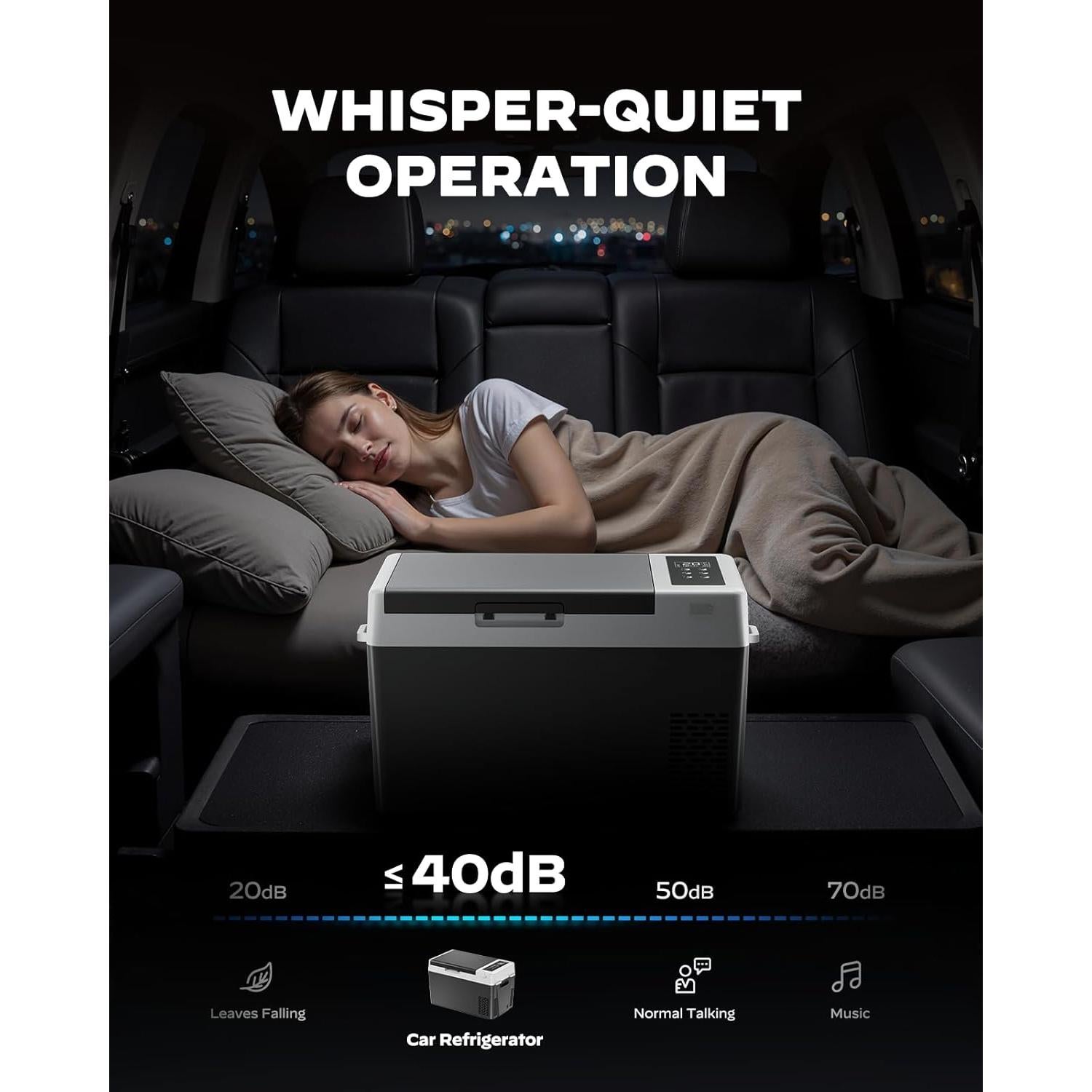 Nevera de Coche Marsail 25QT 12V -20°C a 20°C Portátil