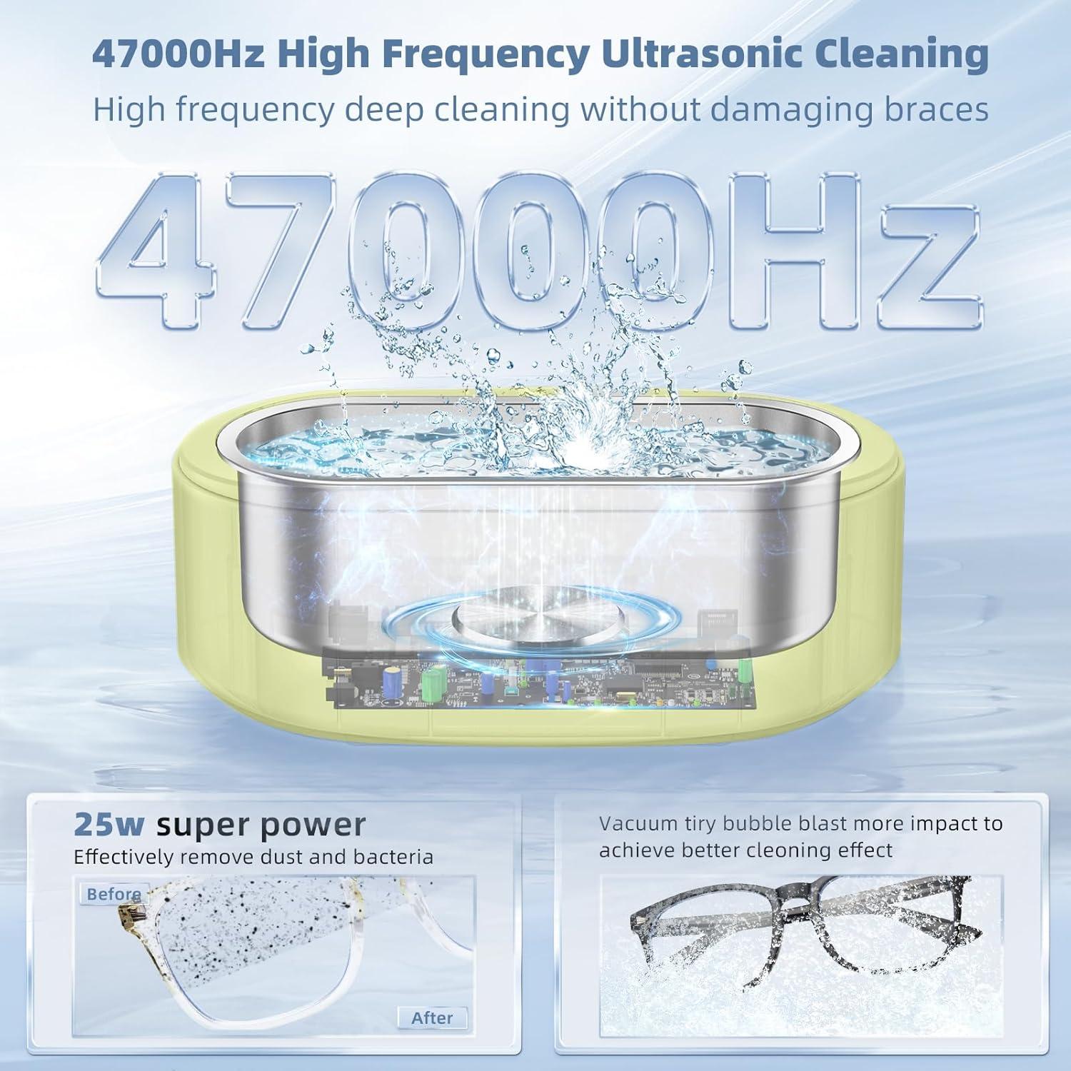 Limpiador Ultrasónico KRX 450ml para Dentaduras y Retenedores