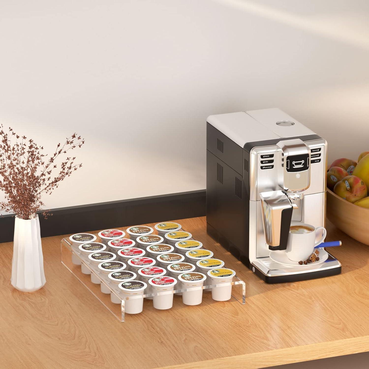 Organizador de Cajones AITEE para 24 K Cups Acrílico Transparente