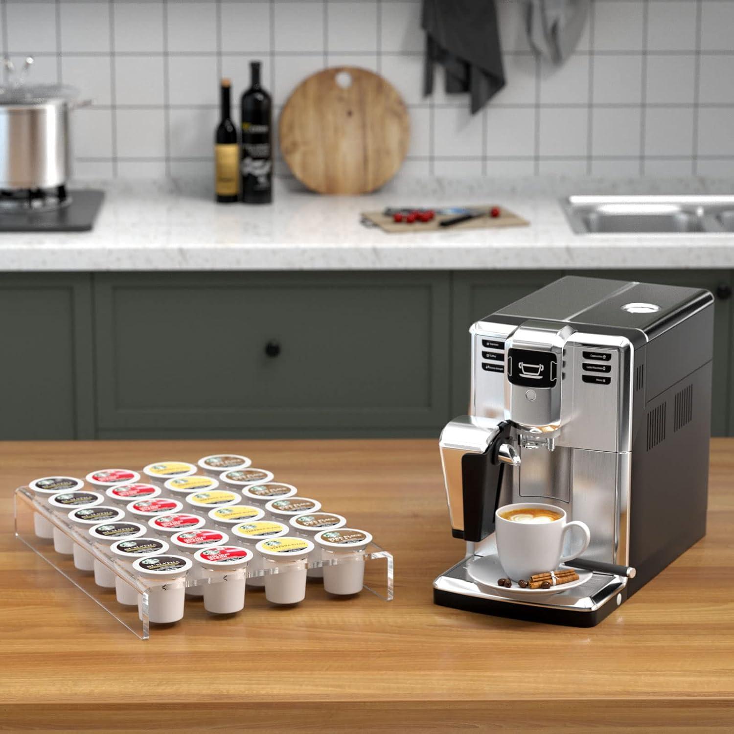 Organizador de Cajones AITEE para 24 K Cups Acrílico Transparente