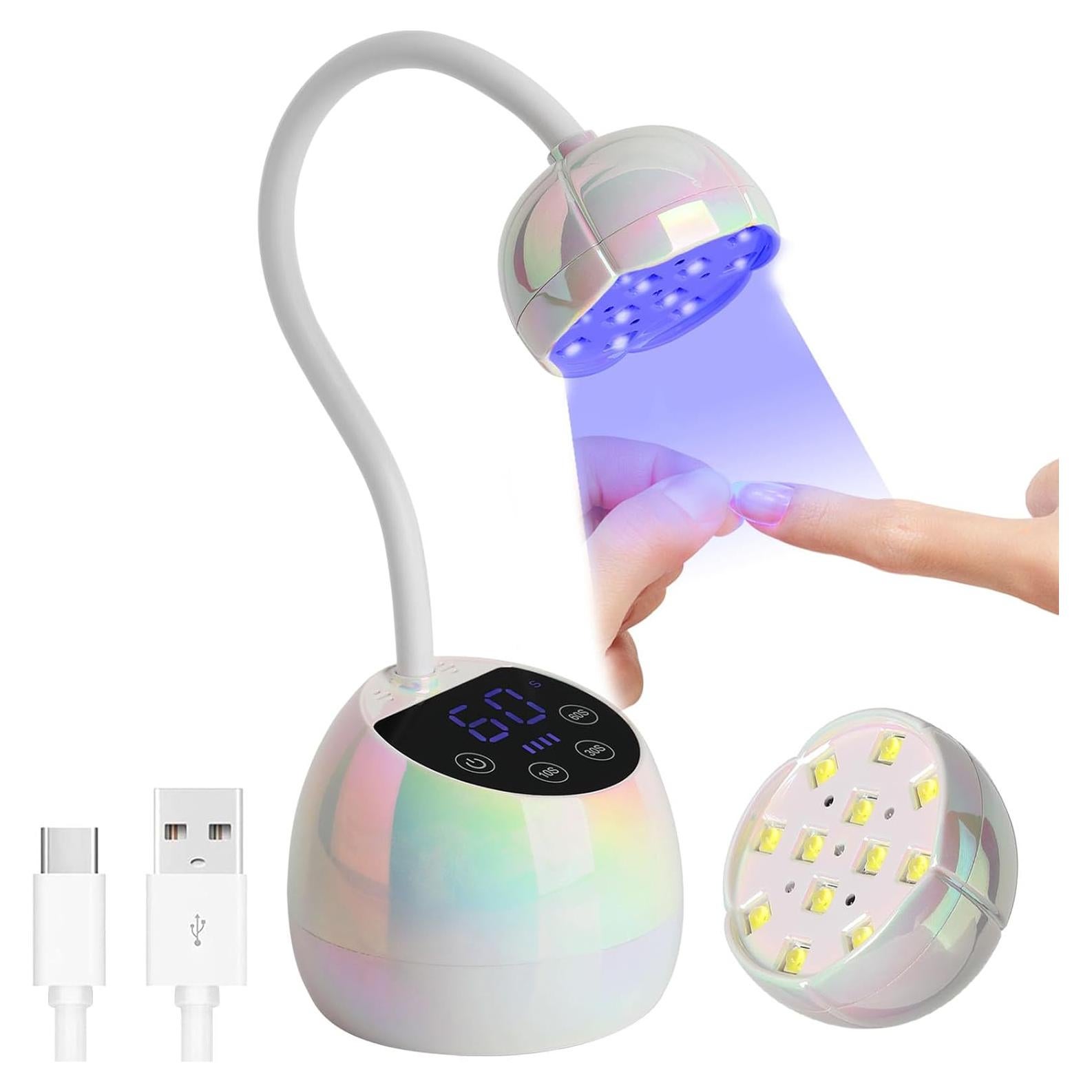 Lámpara UV LED PHAIN 36W Inalámbrica con Sensor y Temporizador