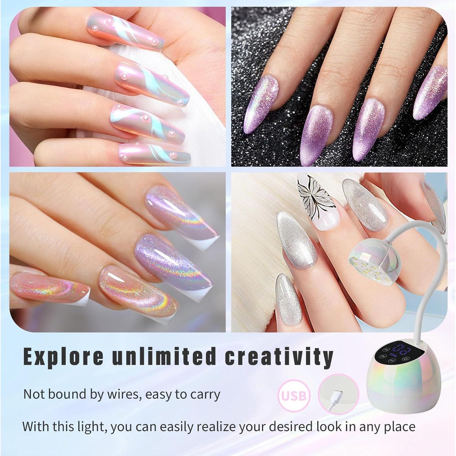 Lámpara UV LED PHAIN 36W Inalámbrica con Sensor y Temporizador