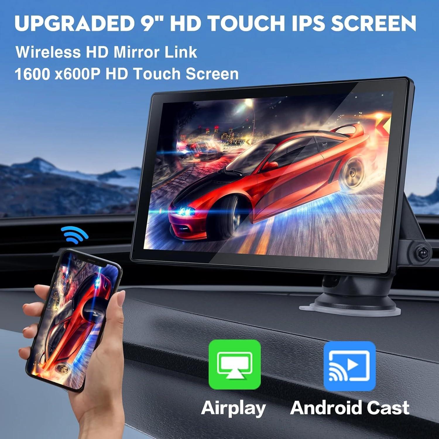 Pantalla Carplay 9" 25HOURS HK9 con cámaras 4K y 1080P