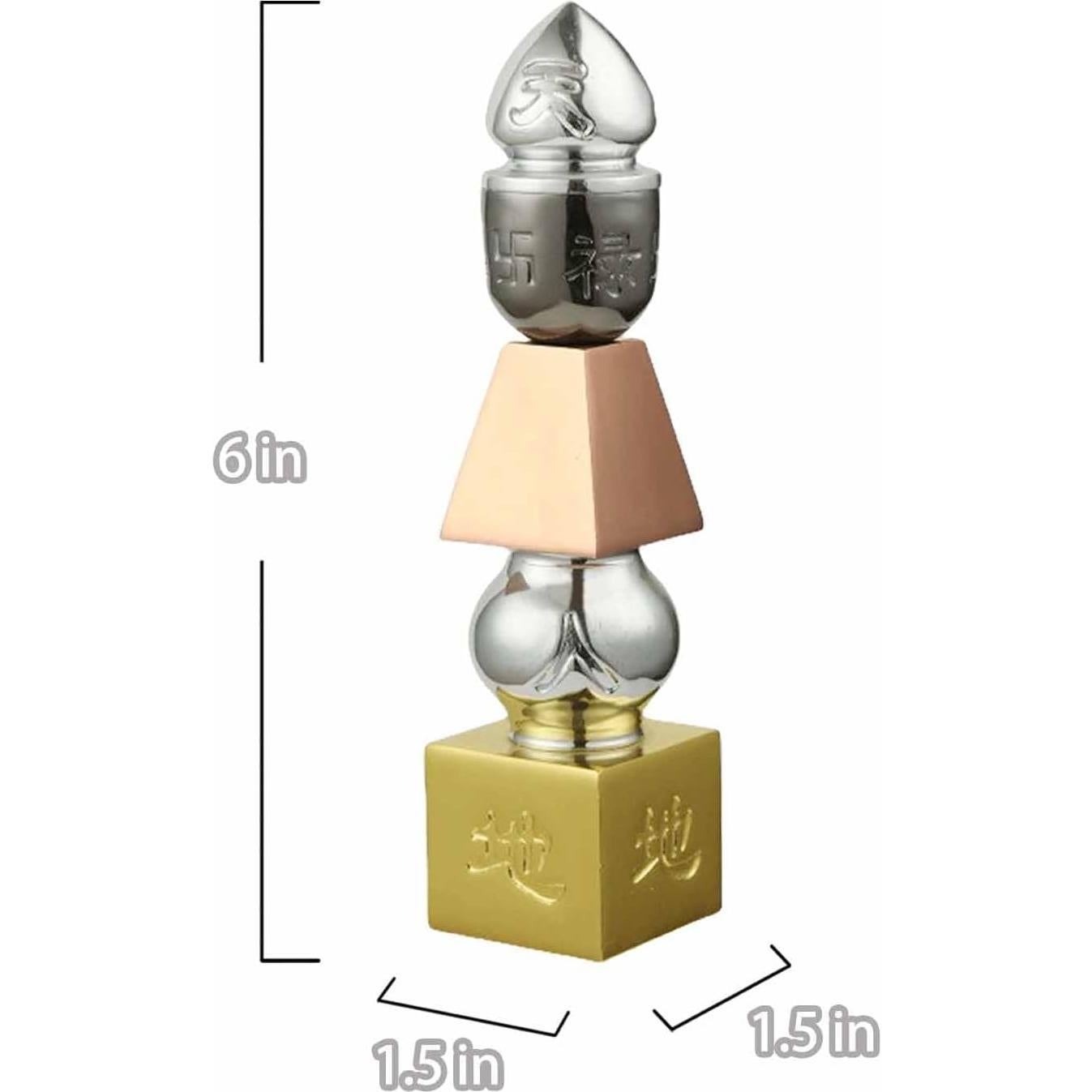 Pagoda Feng Shui 5 Elementos YULUYILYY 15.24 cm Decoración