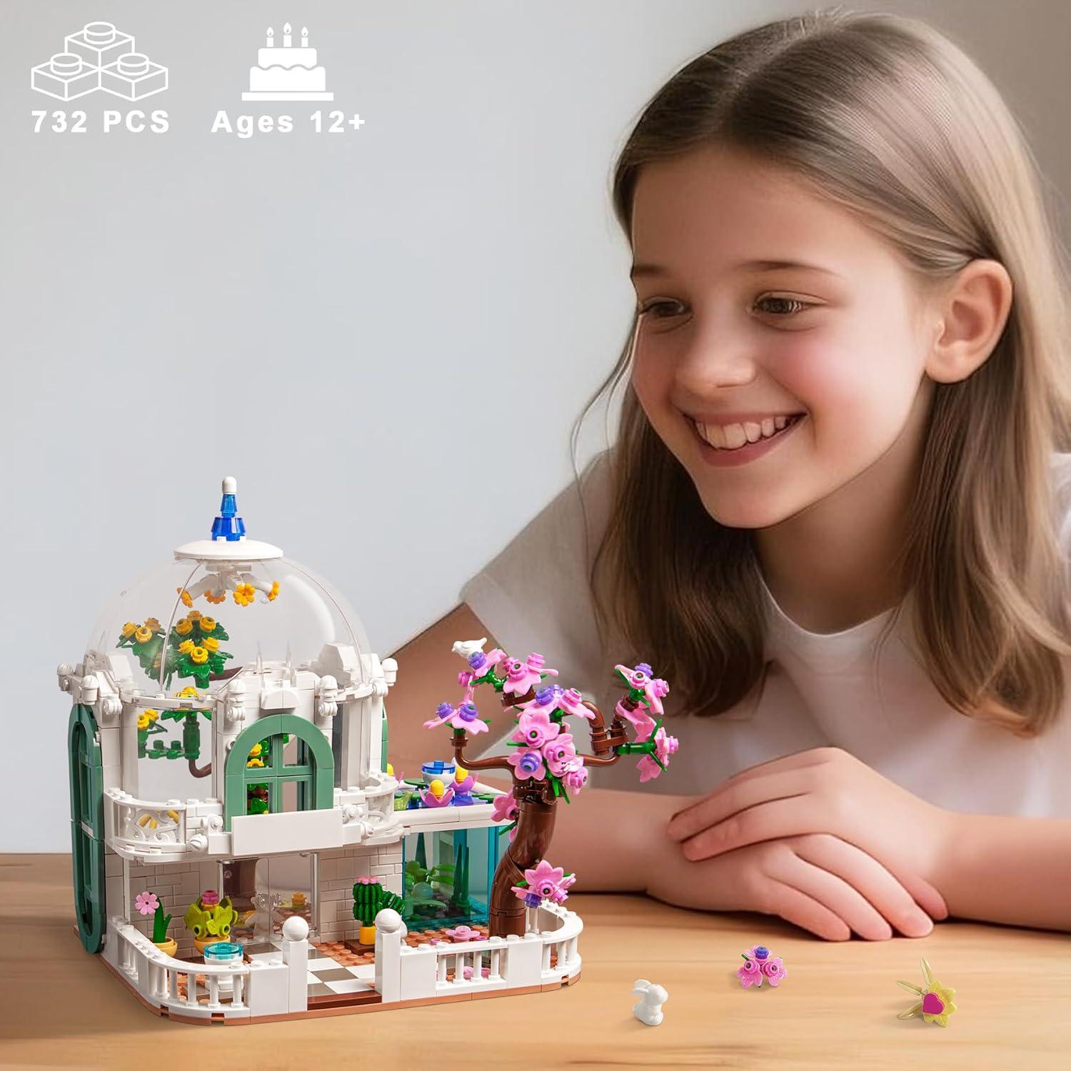 Juego de Construcción Casa de Flores Loyratche 732 Piezas