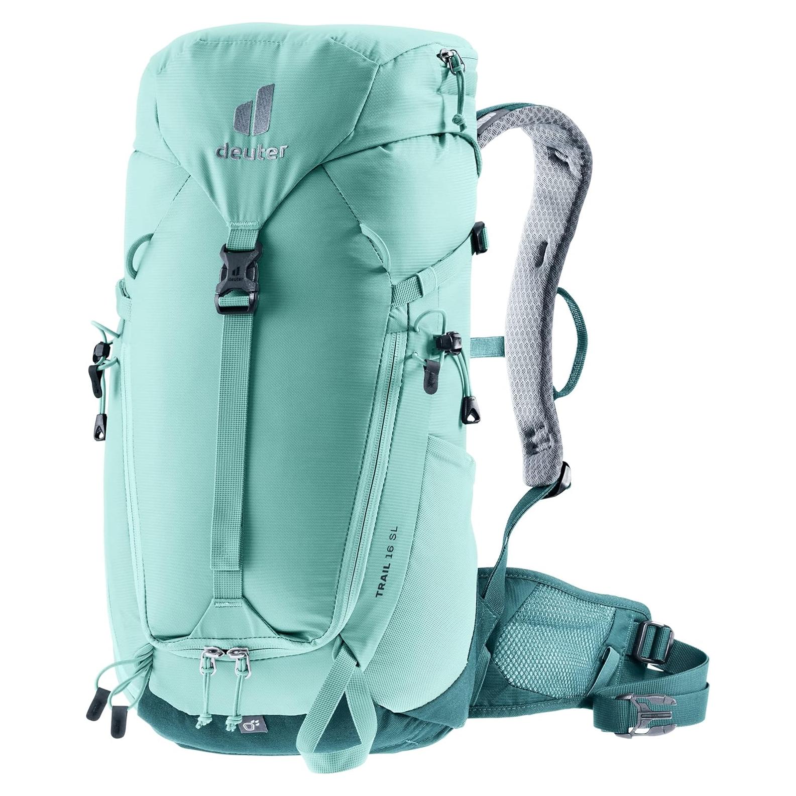 Mochila Deuter Trail 16 SL Mujeres 16L Glaciar/Profundidad del Mar