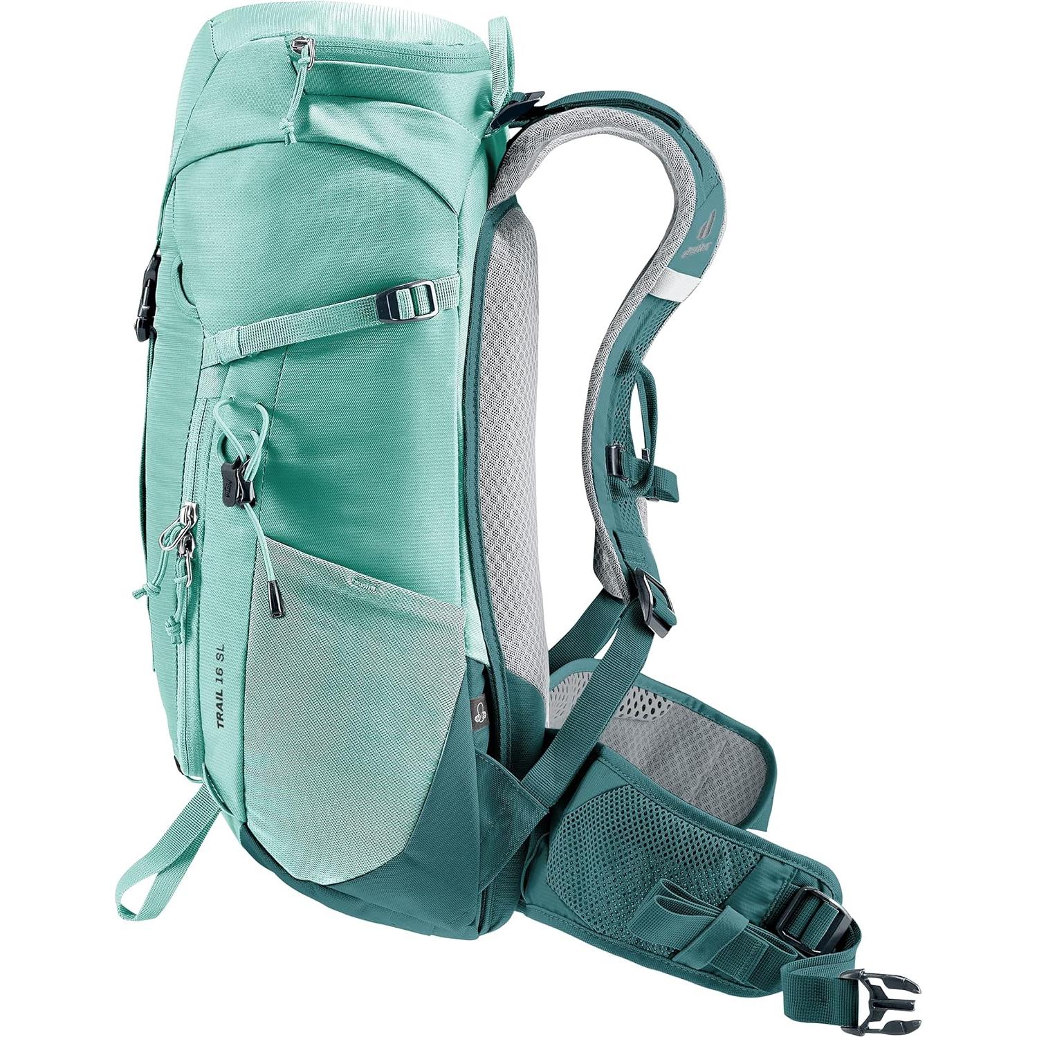Mochila Deuter Trail 16 SL Mujeres 16L Glaciar/Profundidad del Mar
