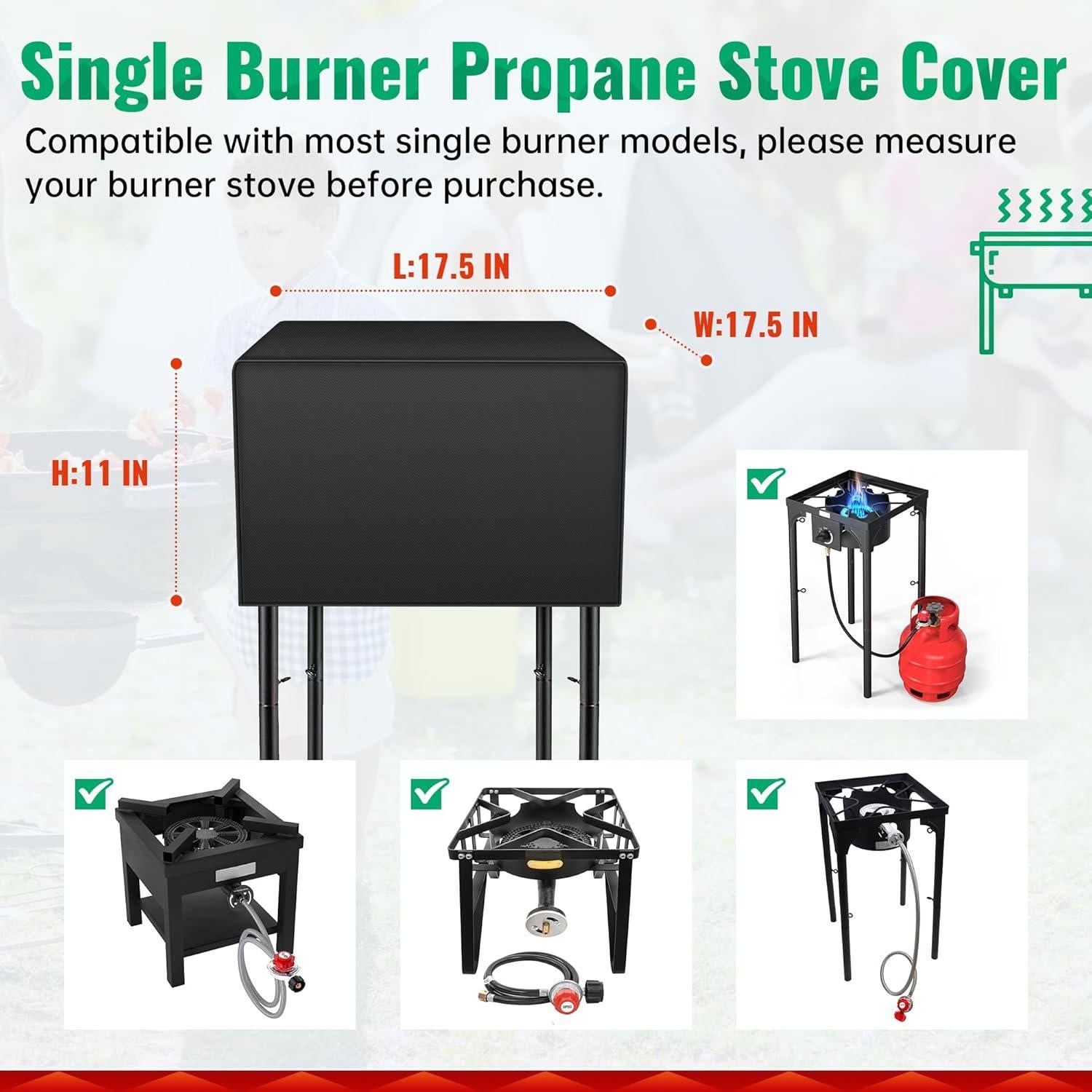 Cubierta Impermeable iCOVER para Estufa de un Solo Quemador