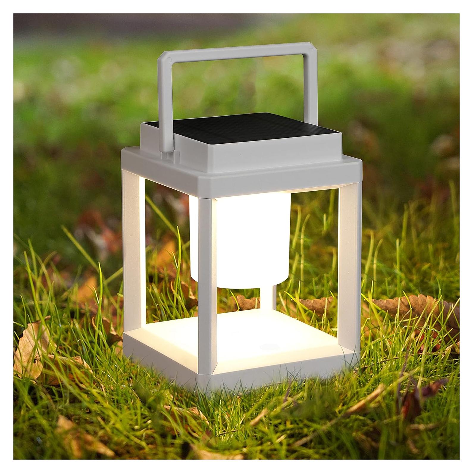 Lámpara de Mesa Solar LETRY LED Portátil IP44 3 Brillos