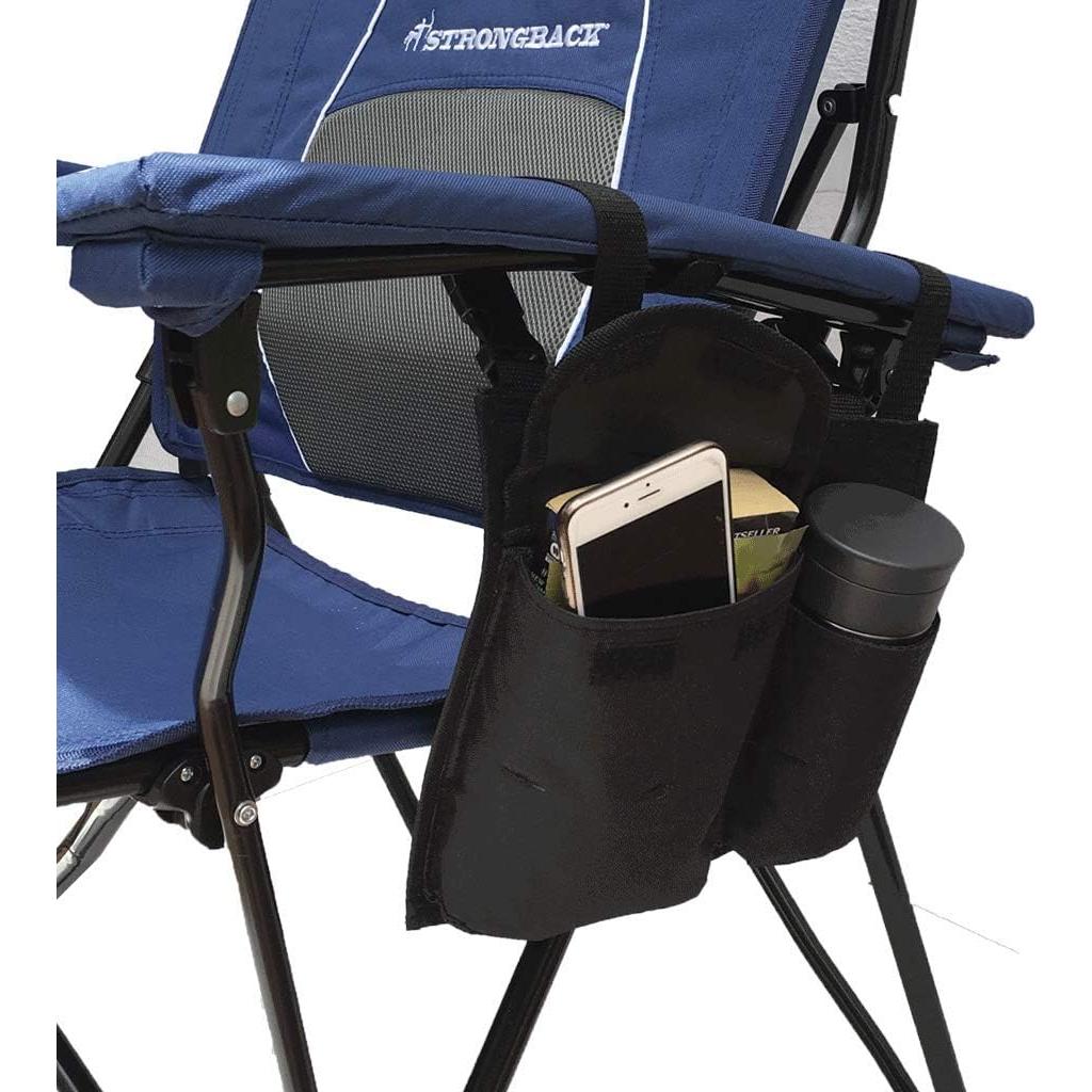 Soporte de Taza y Bolsillo STRONGBACK para Sillas de Camping