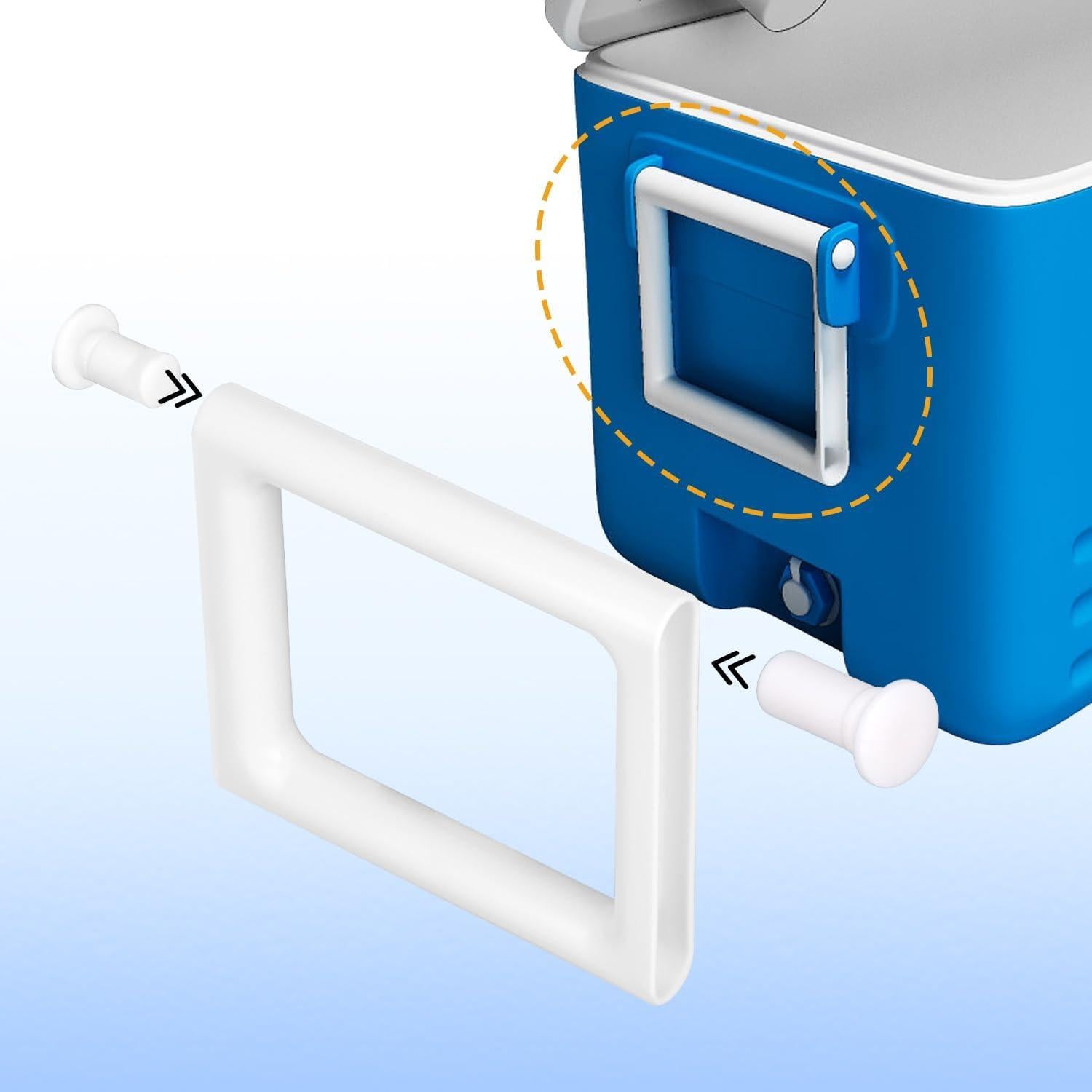 Asa de Reemplazo para Cooler Coleman BOXOB - Plástico Blanco