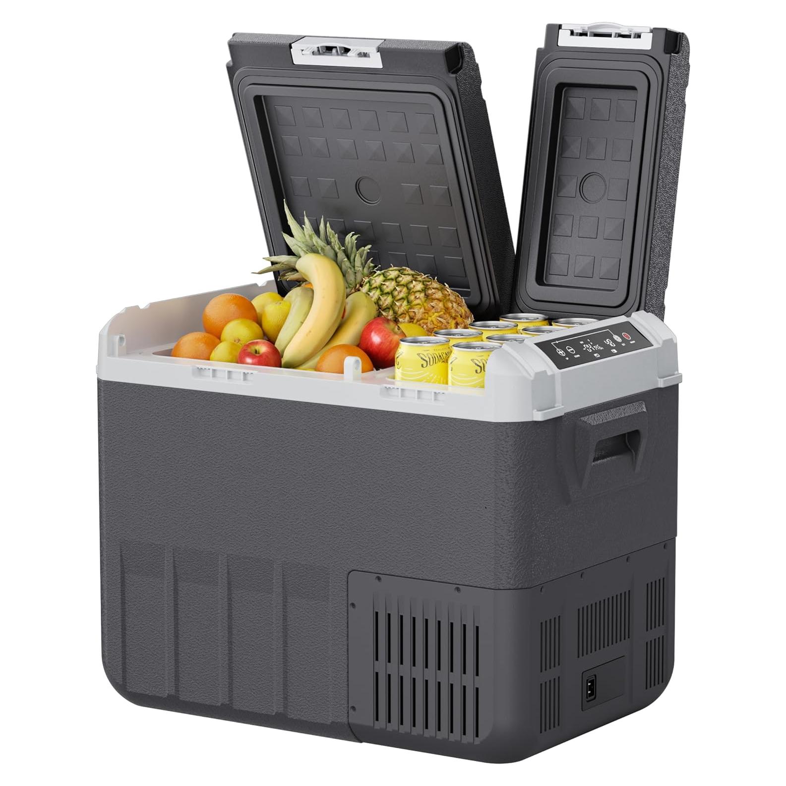 Refrigerador de Coche EKOJUCE XCFE-35 37QT Doble Zona 12V