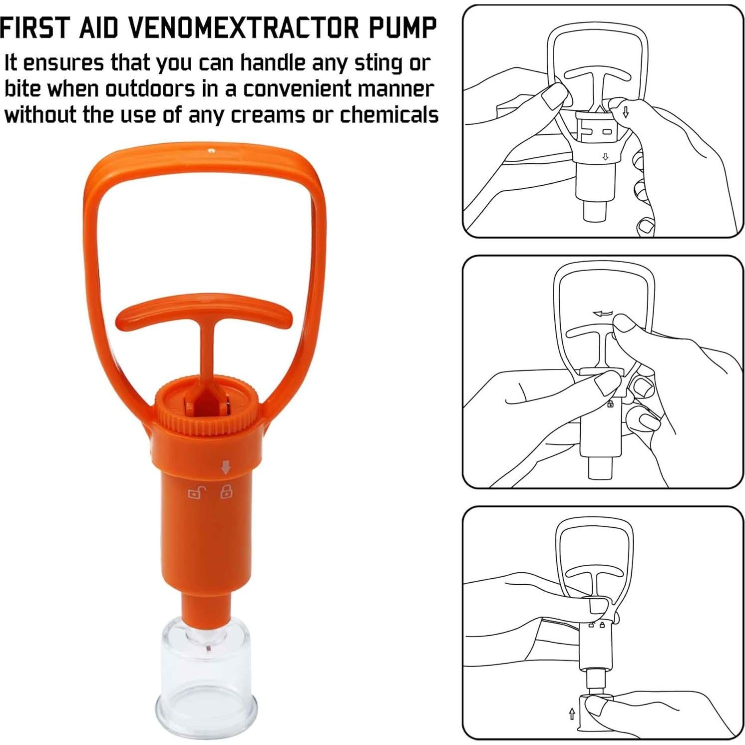 Kit de Primeros Auxilios para Mordeduras y Picaduras BOSITIVE - Rojo