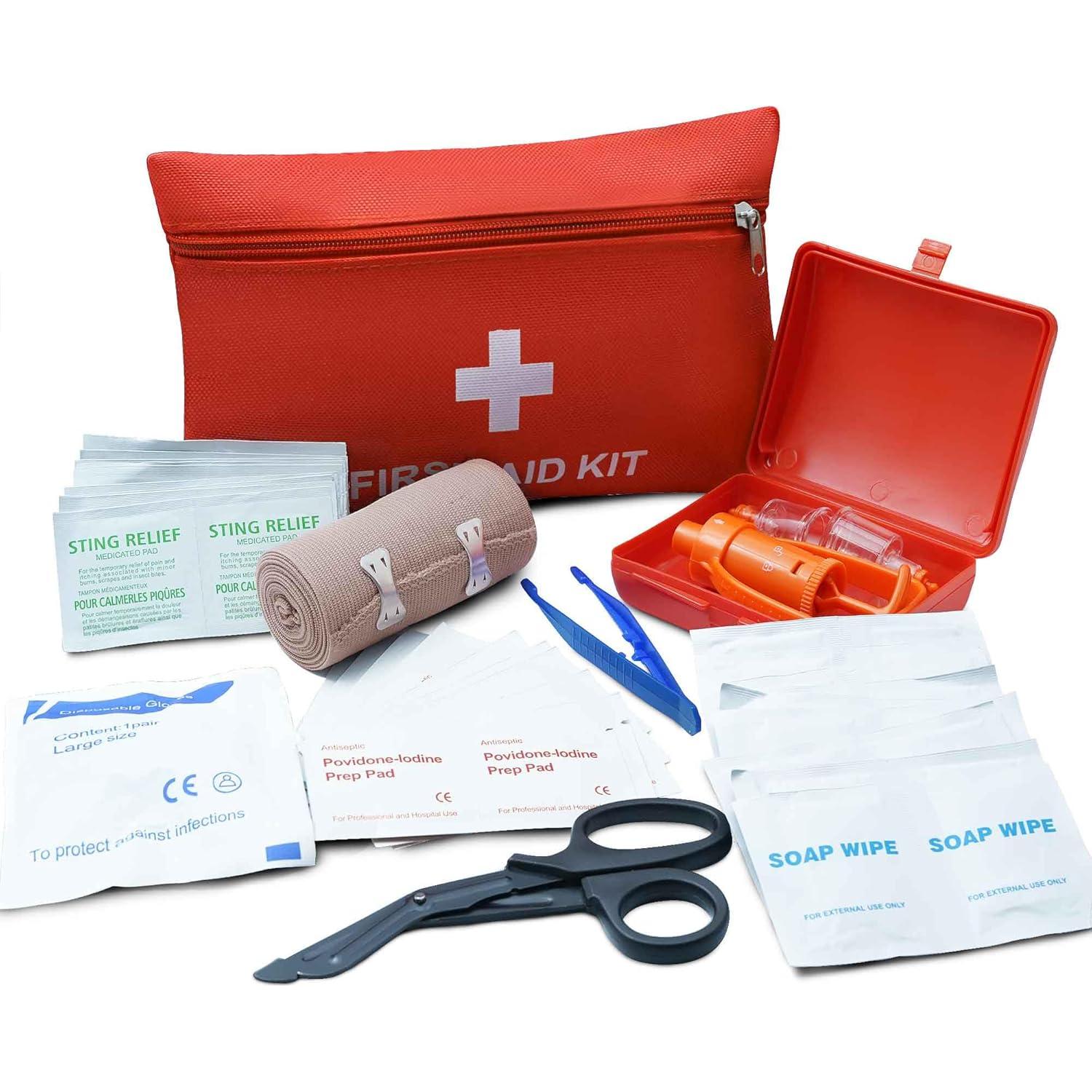 Kit de Primeros Auxilios para Mordeduras y Picaduras BOSITIVE - Rojo
