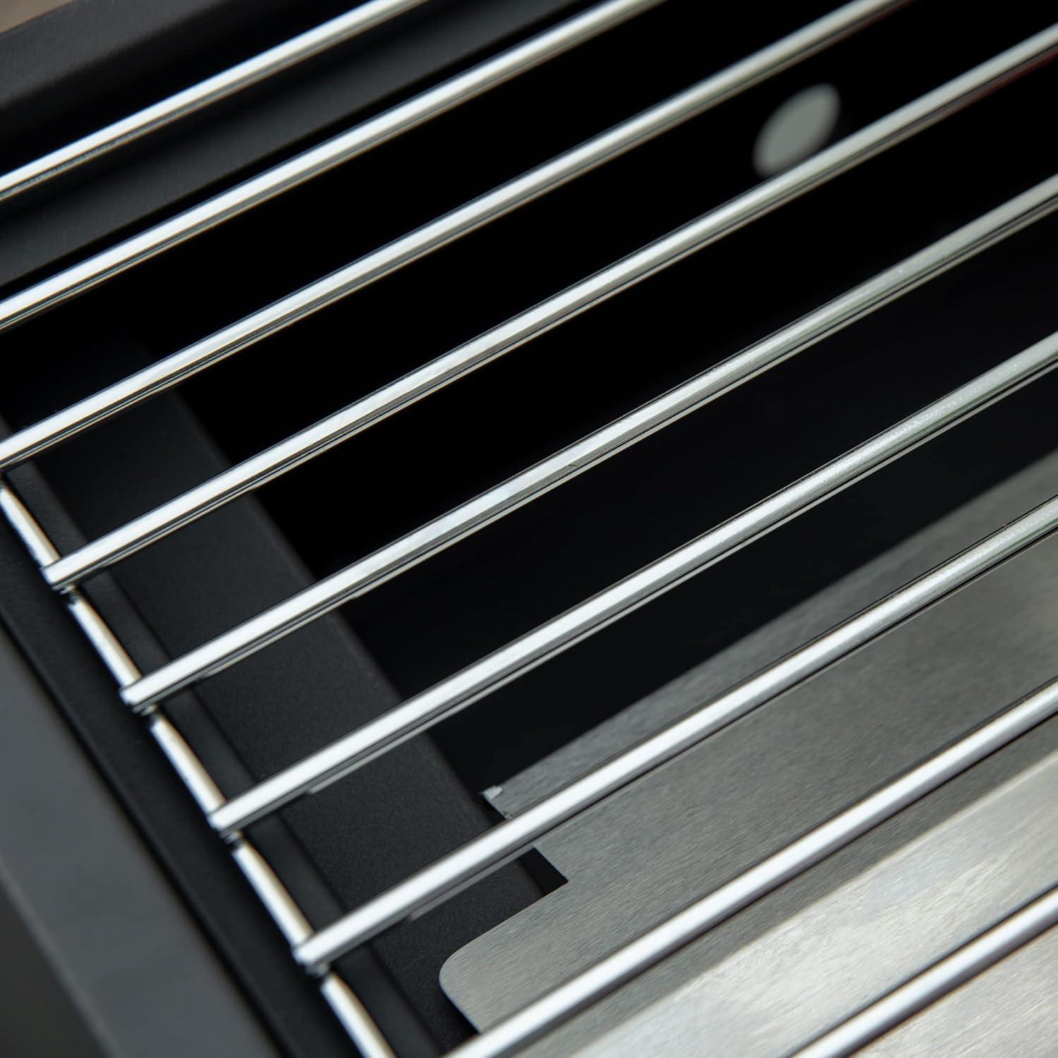 Parrilla de Gas Propano Outsunny 2 Quemadores Portátil Negra